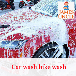 Car wash bike wash Mr. Sahabaz Alam in Kaligram